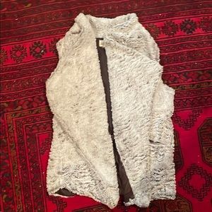 Faux fur vest